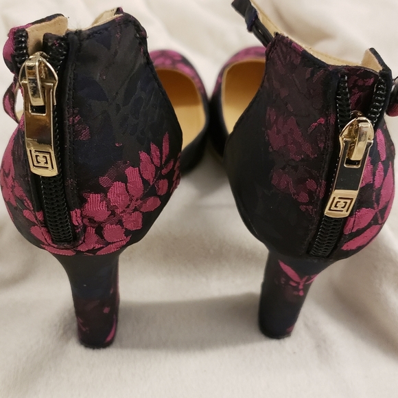 Liz Claiborne floral design shoes size 9M - Picture 4 of 5